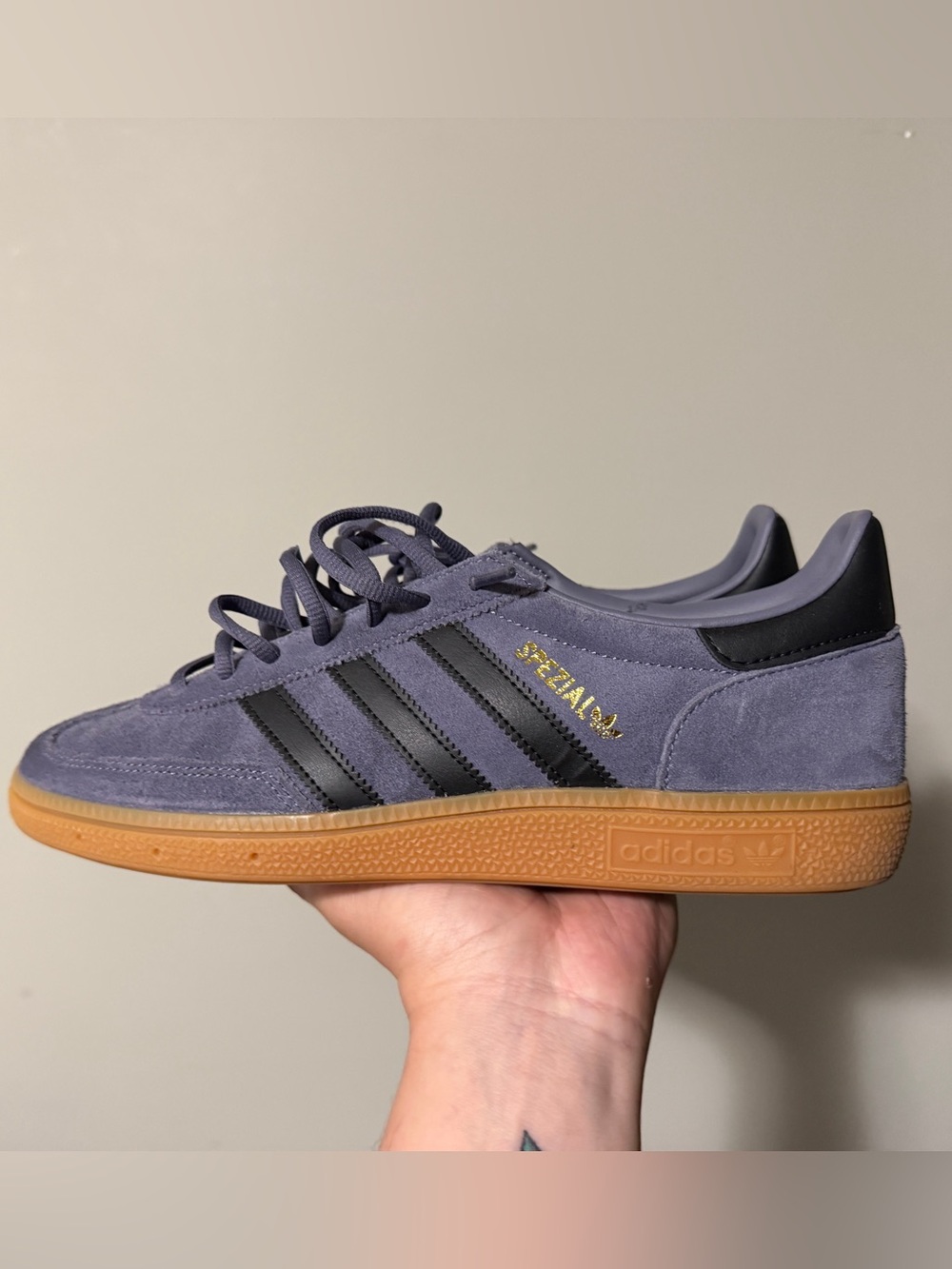 Adidas Handball Spezial purple trainers 9 - Picture 2 of 6